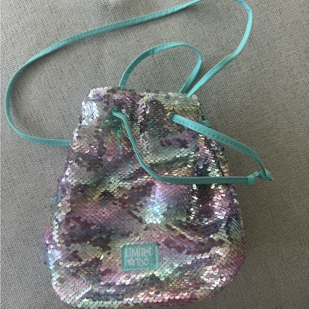 Limited Too Iridescent Sequin Mini Bag